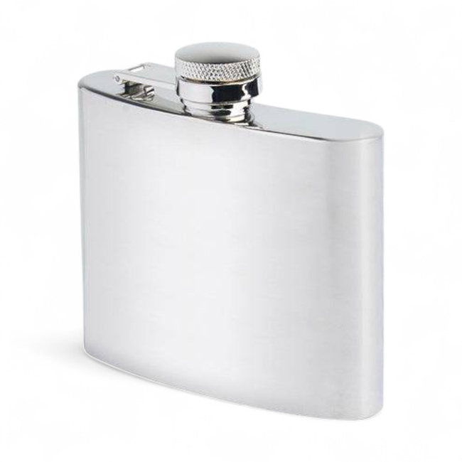Plosca Flask - 110 ml - Otel inoxidabil - Argintie - Mil-Tec