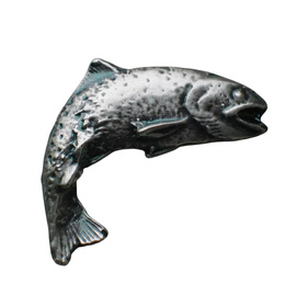 Insigna de pescar pentru palarie - Somn - Argintie