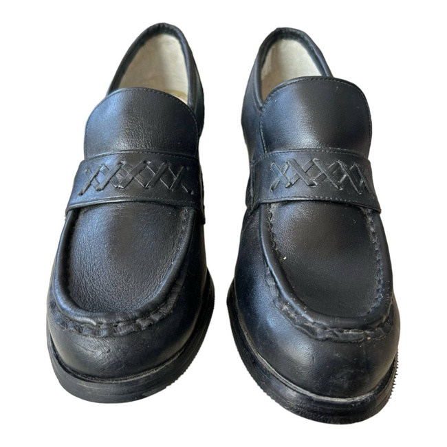 PANTOFI DAMA DIN PIELE NEAGRA - SURPLUS MILITAR DE LA ARMATA ROMANA - CA NOI