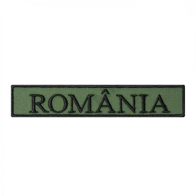 ECUSON ROMANIA COMBAT FORTE TERESTRE 14 x 2.5 CM - VERDE OLIV