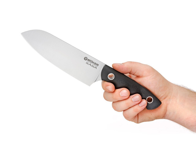 CUTIT DE BUCATARIE "SAGA SANTOKU G10 SANTOKU" - BOKER