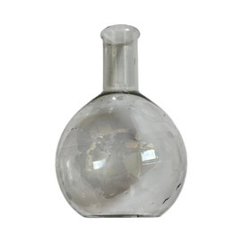 STICLA, BULB, PAHAR, VAS DE LABORATOR - MEDICAL CRUCIBLE - VINTAGE  - ANII 1980 - TRANSPARENTA - SURPLUS MILITAR ARMATA ROMANA - IN STARE BUNA
