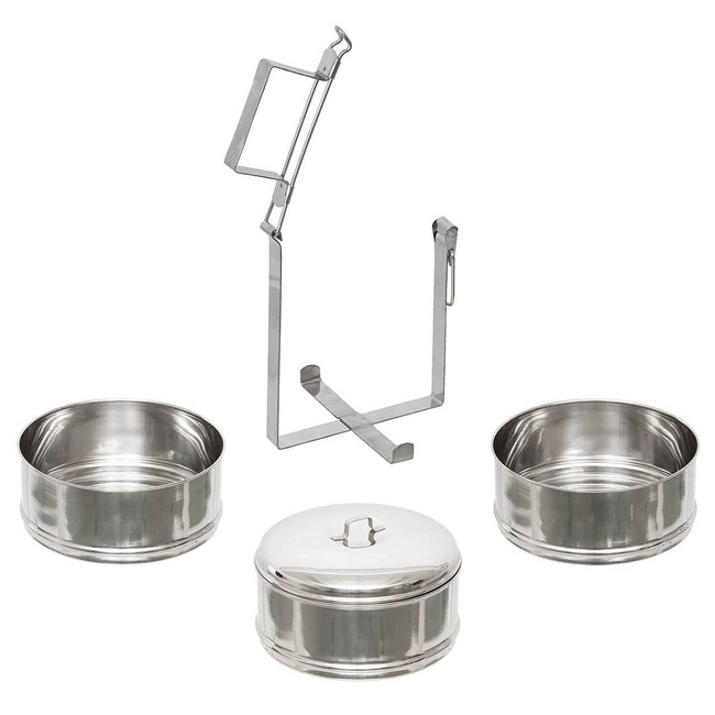 STAINLESS STEEL FOOD CANISTER - 3 PART - MFH®