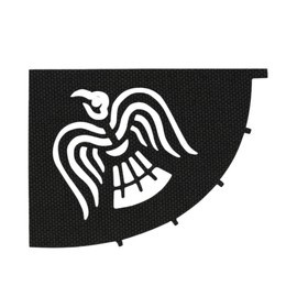 PATCH RAVEN FLAG CUTOUT LASER CUT - NEGRU - M-TAC