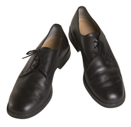 German Black Leather Dress Shoes - in good condition