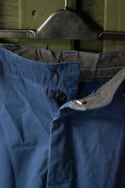 NAVY BLUE TROUSERS - ROMANIAN MILITARY SURPLUS - USED