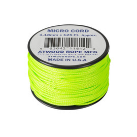 MICRO NYLON CORD - 100 LBS./ 46 KG - 38 M/125 FT. - HELIKON-TEX - NEON GREEN