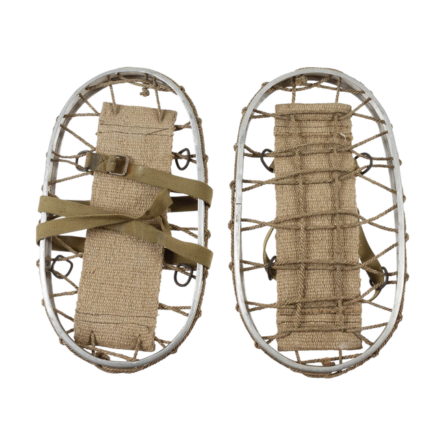 Parazapezi (Snow Shoes) cu curele si cadru din aluminiu - Surplus militar de la armata italiana - Uzate