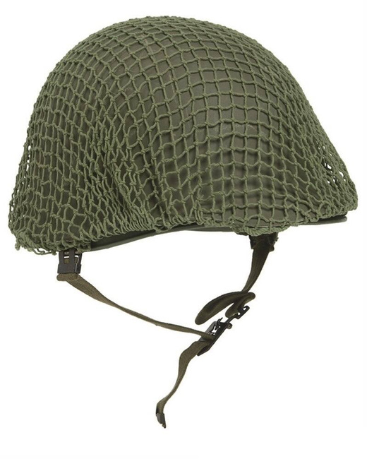CAMOUFLAGE NETTING FOR M44 STEEL HELMET - US MILITARY SURPLUS - USED