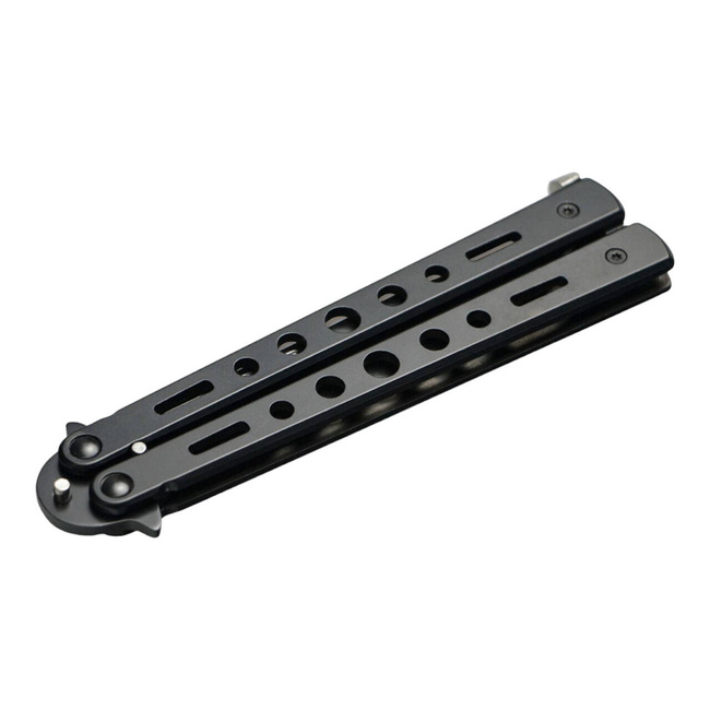 CUTIT DE BUZUNAR MAGNUM BALISONG ALL BLACK