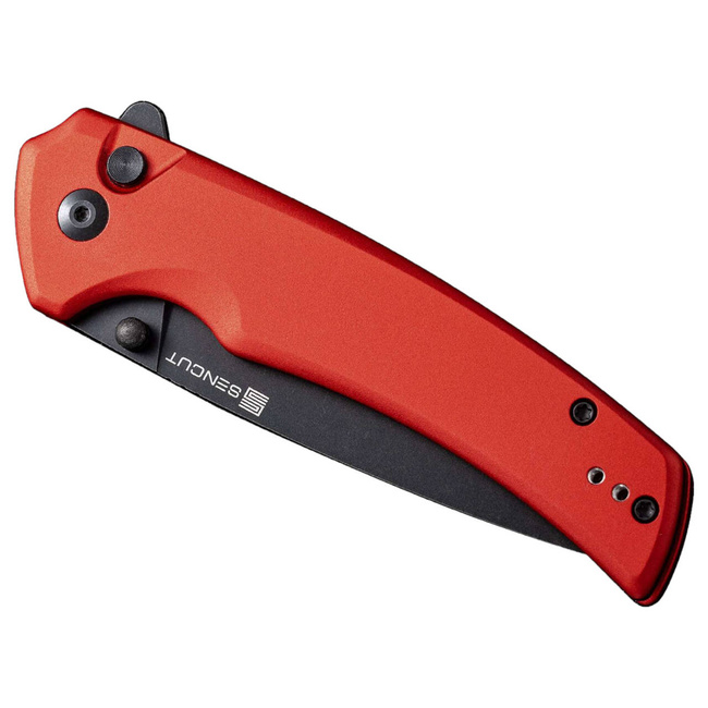 POCKET KNIFE - "SENCUT Serene Aluminum Red Black" - Böker