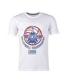 TRICOU - "TOP GUN" - MIL-TEC®  - ALB