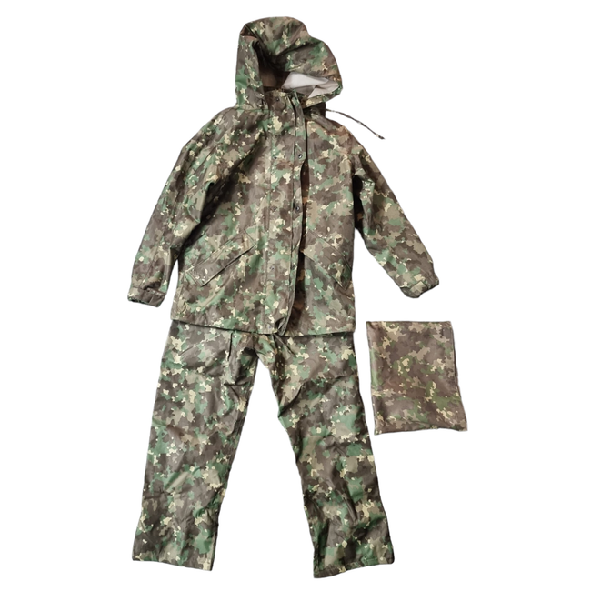 COSTUM DE PLOAIE CAMUFLAJ COMBAT IMPOTRIVA INTEMPERIILOR - ARMATA ROMANA