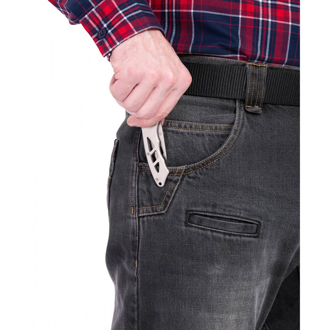 TACTICAL JEANS - "ROGUE" - PENTAGON®  - BLACK - LENGTH 34″