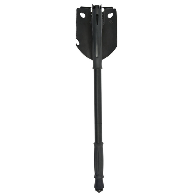 MULTIFUNCTIONAL SHOVEL WITH COVER - BLACK