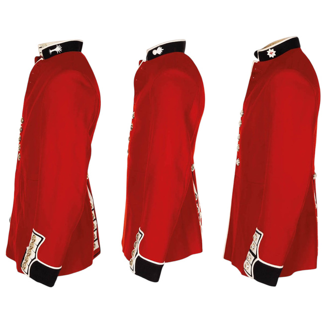 TUNIC WITHOUT EPAULETS - BRITISH ARMY MILITARY SURPLUS - RED - USED