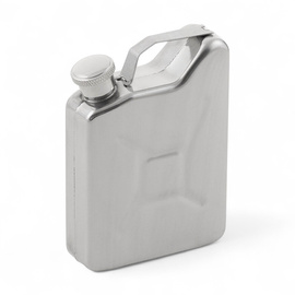 Canister-style flask, stainless steel - 170 ml