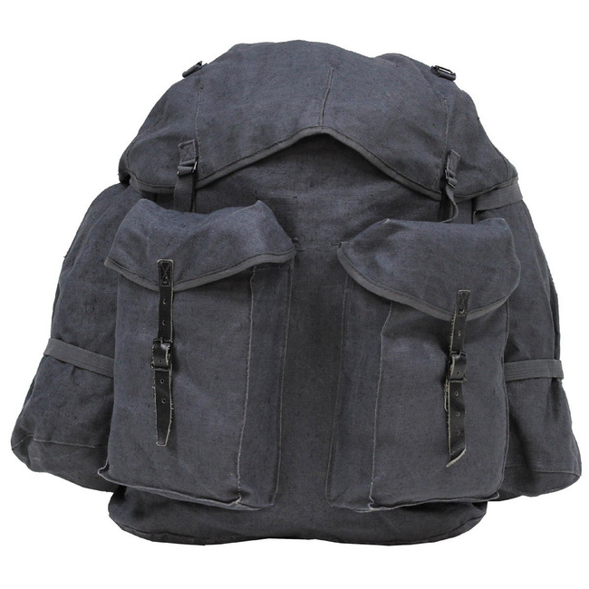 Italian backpack, blue/grey, with straps, used 55 cm x 35 cm x 25 cm
