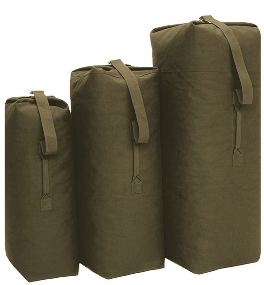 US COTTON DUFFLE BAG - MEDIUM/95 L - Mil-Tec - OD