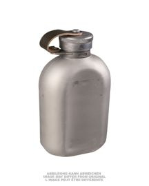 German od alu canteen with cover camo used