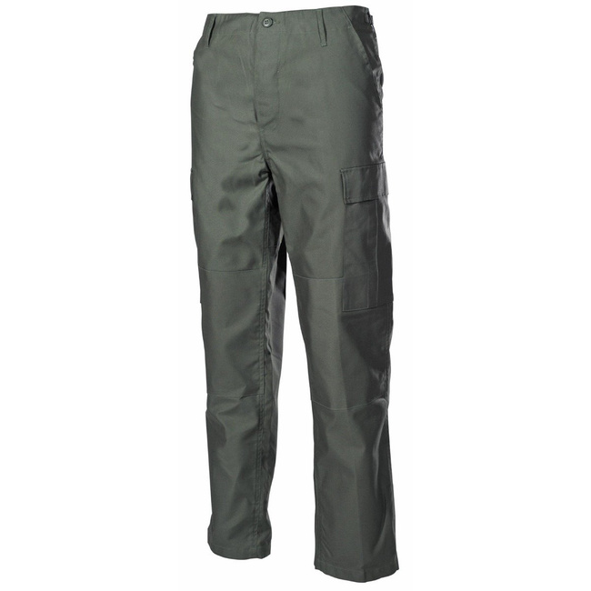 Pantaloni US BDU OD - cu intaritura la genunchi si la sezut