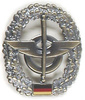 INSIGNA GENUINE GERMAN ARMY METAL BERET BADGE ´NACHSCHUB´