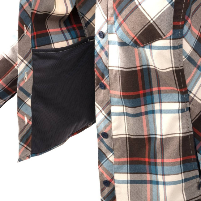MARIGOLD WOMAN`S SHIRT - FOGGY MEADOW PLAID - HELIKON