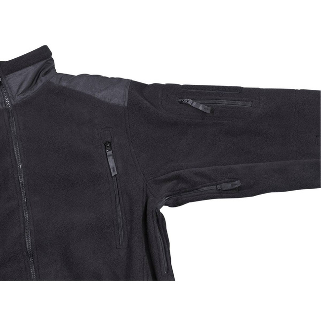 Fleece Jacket "Heavy-Strike", Black