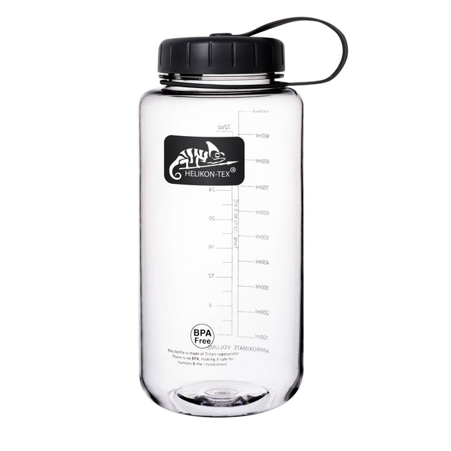 TRITAN BOTTLE - WIDE MOUTH - 1 LITER - Helikon-Tex - CLEAR