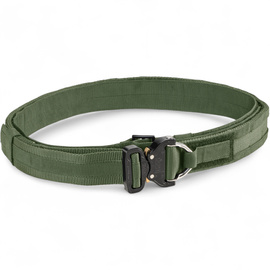 Centura tactica dubla cu catarama Austrialpin - Low Profile - DEFCON 5 - Verde OD