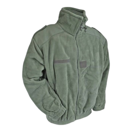 Fleece Jacket - French Army Surplus - Olive Green