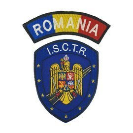 Set embleme ISCTR, cu aplicare prin coasere