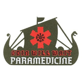 PATCH VIKING EVAC - LASER CUT - OXFORD MATERIAL - VERDE RANGER - M-TAC