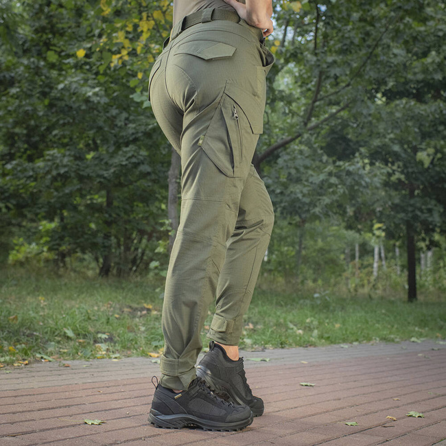 AGGRESSOR LADY FLEX TACTICAL TROUSERS, ARMY OLIVE - M-TAC