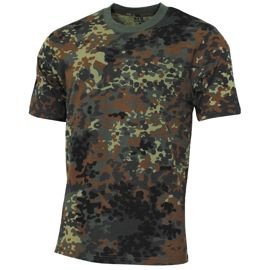 COTTON T-SHIRT - STREETSTYLE -  AMERICAN ARMY STYLE - MFH - BW CAMOUFLAGE