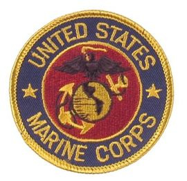 EMBLEMA ´U.S. MARINE CORPS´ 80 MM DIAMETRU