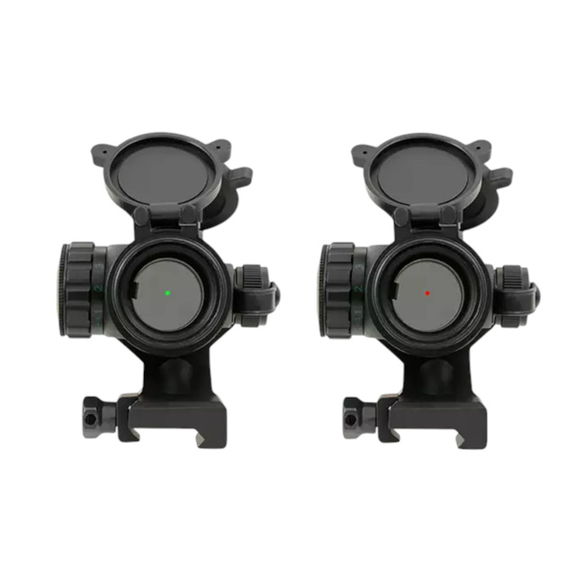 REPLICA DISPOZITIV DE OCHIRE STANDARD CQB RED DOT SIGHT CU MONTURA CANTILEVER - NEGRU - PCS