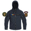 WINTER FLEECE JACKET - PATRIOT - HELIKON TEX - NAVY BLUE - WITH EMBLEMS - ISGU/ DSU