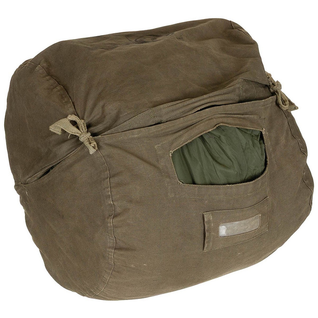 Sac de dormit Mummy cu fermoar frontal si husa Bivy - 200 x 85 cm - Surplus Militar Armata Ungariei - Verde OD