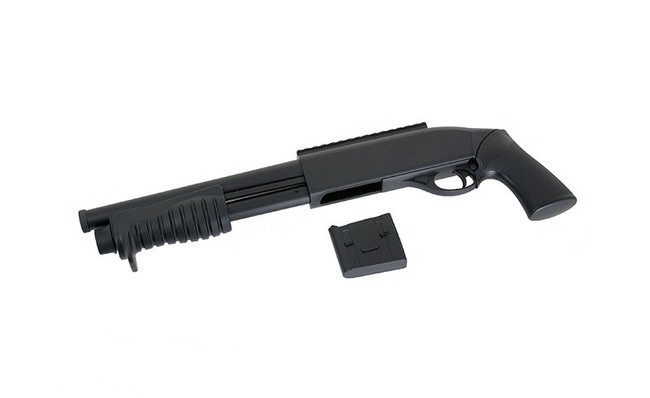 Replica shotgun M401 Pump Shotgun - Black [EE]