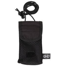 Pouch for phone with „MOLLE"- Black