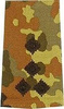 EMBLEMA - GERMAN ARMY FLECKTARN CAMO/BLACK SHOULDER LOOPS ´STABSHAUPTMANN´