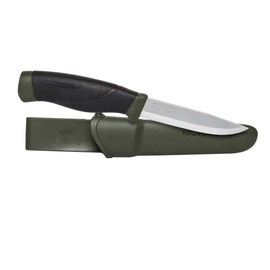 CARBON STEEL KNIFE - COMPANION HEAVYDUTY MG (C) - MORAKNIV® - OLIVE GREEN