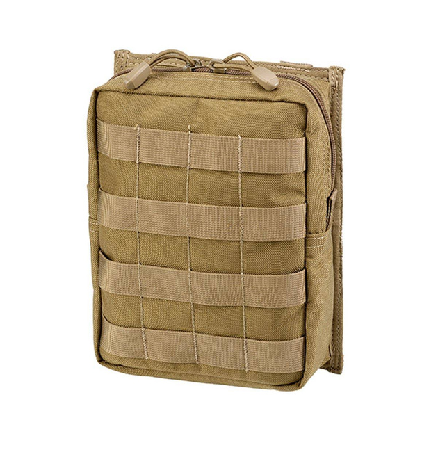 POUCH UTILITAR CU SISTEM MOLLE - MARE - Outac® - COYOTE TAN