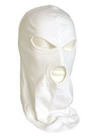 3-HOLE COTTON BALACLAVA - Mil-Tec® - WHITE
