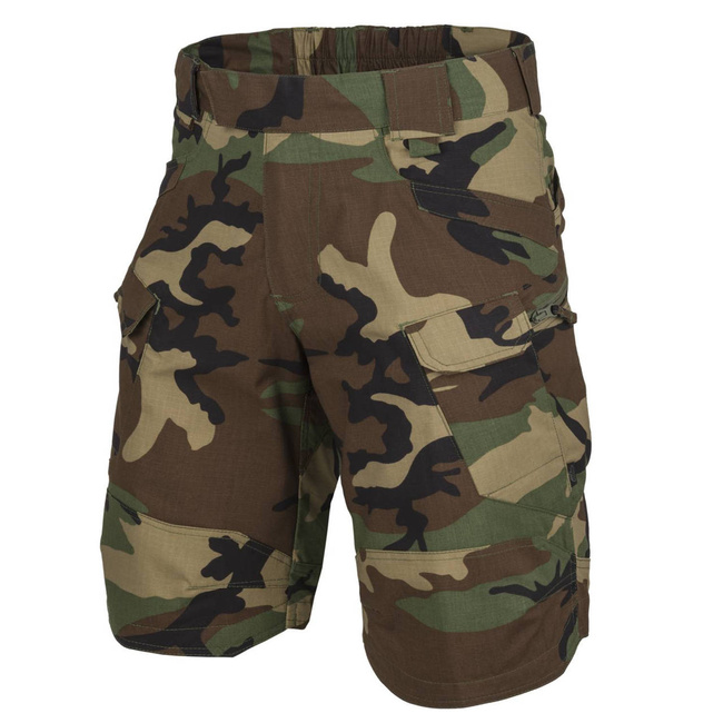 PANTALONI SCURTI TACTICI - UTS - POLIBUMBAC RIPSTOP - Helikon-Tex - US WOODLAND