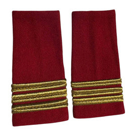 PERECHE GRADE OFITERI, INFANTERIE, MUZICA - CAPITAN FARA SEMN DE ARMA, ORAS ROSU - SURPLUS MILITAR ARMATA ROMANA - IN STARE BUNA