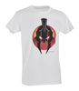TRICOU IMPRIMAT - COIF DE SPARTAN - D.FIVE - ALB
