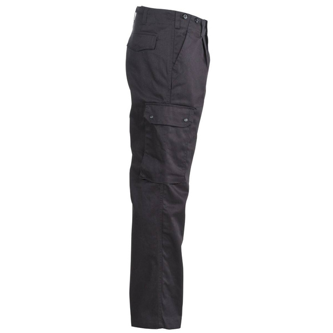 GERMAN TACTICAL TROUSERS, BLACK - LARGE SIZE - MFH