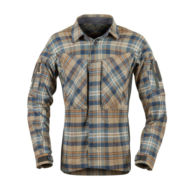 MBDU FLANNEL SHIRT® - SLATE BLUE CHECKERED - HELIKON